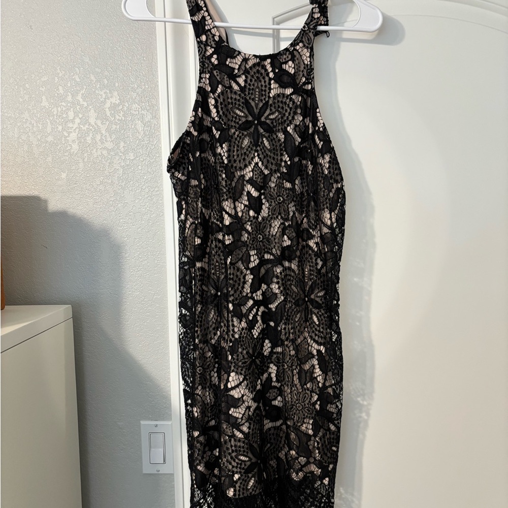 Express Black Lace Dress
